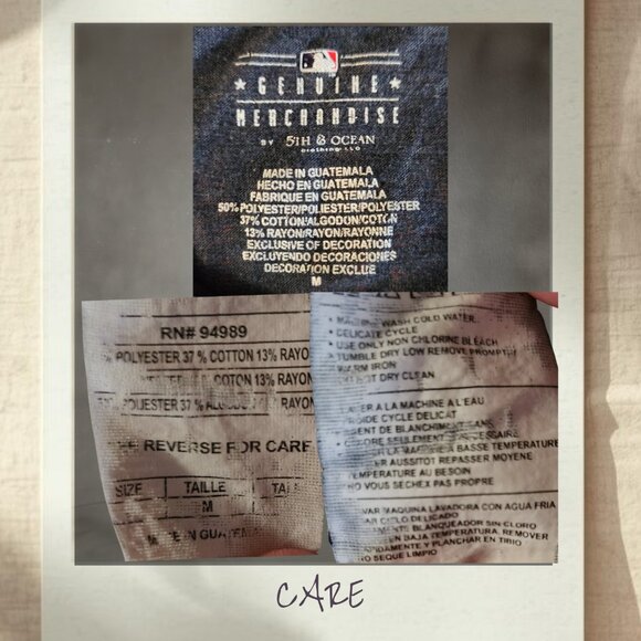 Cleveland Indians Chief Wahoo Navy Tee | MLB | Size M - Picture 4 of 4